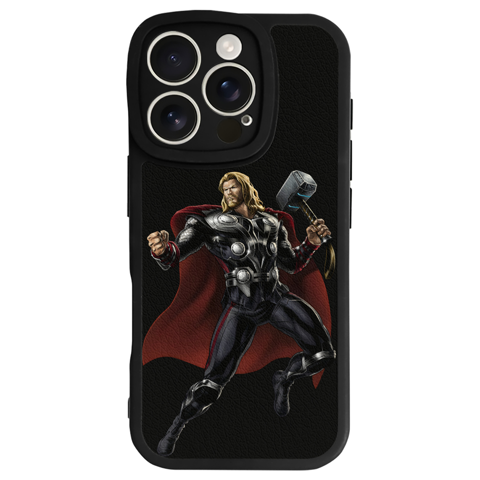 （画像用） アベンジャーズ The Avengers 【iPhone 16シリーズ対応】シリコンスマホケース（レザー調） 材質：シリコン
